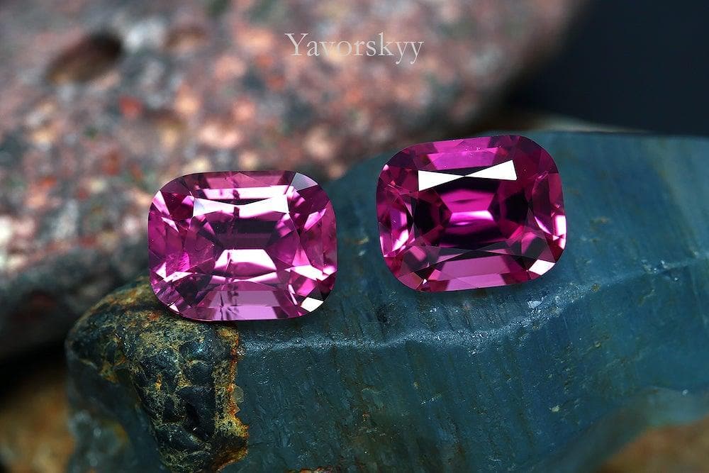 Matched pair pink tourmaline 2.57 cts image