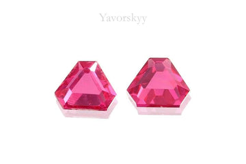 Pinkish-Red Spinel 0.06 ct / 2 pcs
