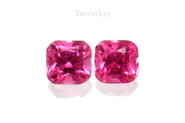 Pinkish-Red Spinel 0.10 ct / 2 pcs