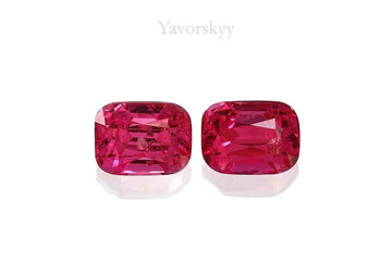 Pinkish-Red Spinel 0.33 ct / 2 pcs