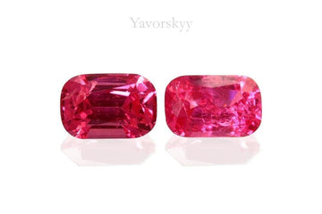 Pinkish-Red Spinel 0.46 ct / 2 pcs