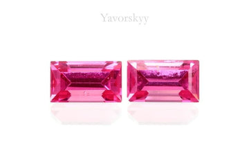 Pinkish-Red Spinel 0.56 ct / 2 pcs