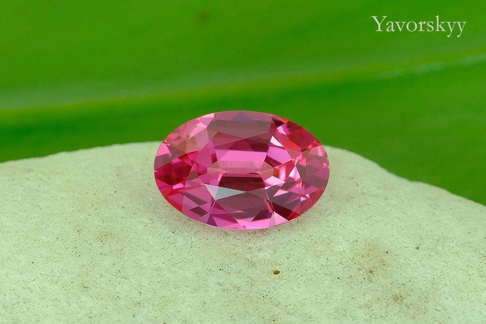 Pinkish-Red Spinel 3.19 cts - Yavorskyy