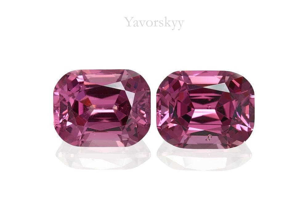Purplish-pink Spinel 8.31 cts / 2 pcs