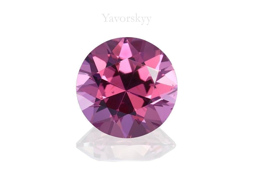 A top view photo of pink spinel 4.25 carats