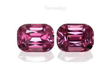 Purplish-Pink Spinel Burma 8.67 cts / 2 pcs