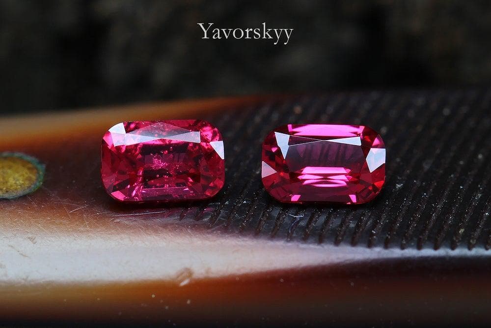 Natural red spinel photo