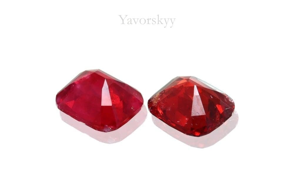 Red spinel pair