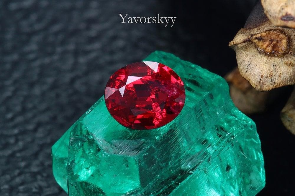 0.54 cts red spinel photo 