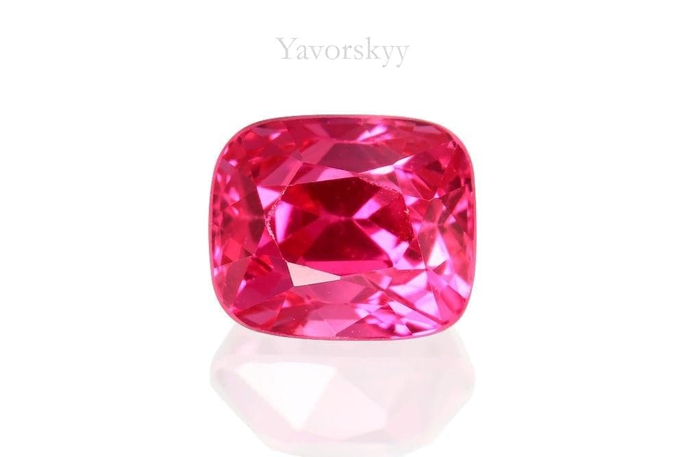 Picture of a beautiful red spinel 0.71 carat