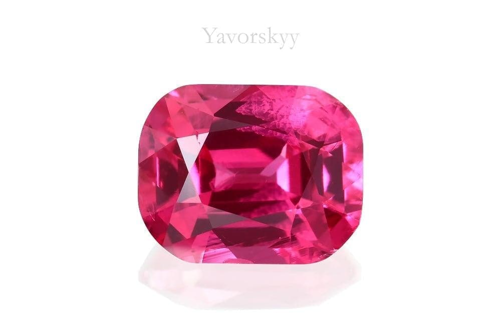 Cushion cut spinel 1.04 carat top view picture