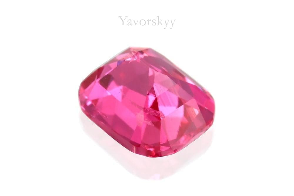 Image of red color spinel 1.04 ct cushion cut