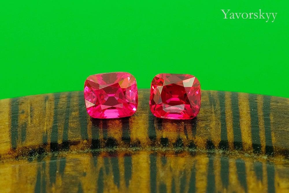 Red Spinel 1.31 cts / 2 pcs - Yavorskyy