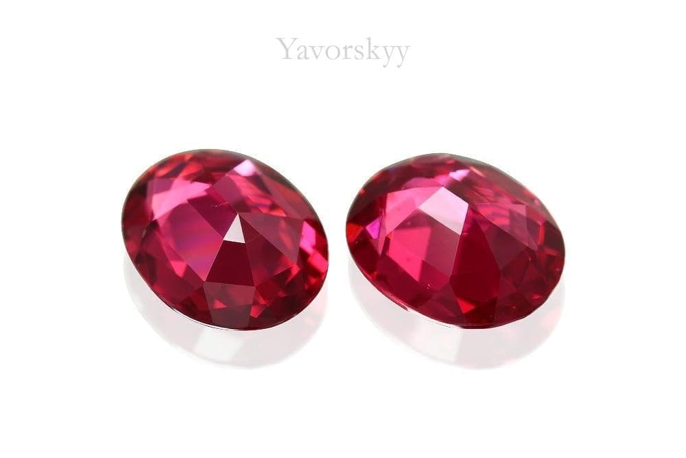 Buy red spinel pair