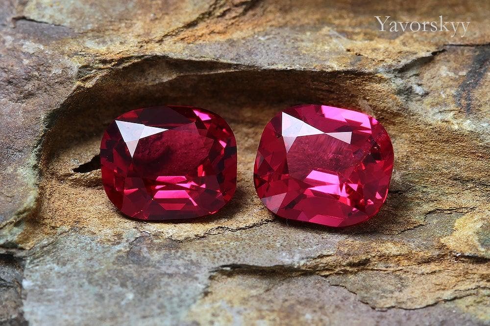 Red Spinel 1.53 cts /2 pcs - Yavorskyy