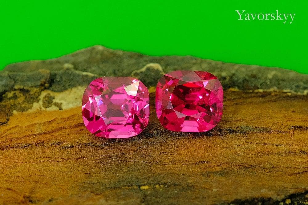 Red Spinel Burma 1.98 cts / 2 pcs - Yavorskyy