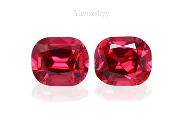 Red Spinel Burma  2.20 cts / 2 pcs