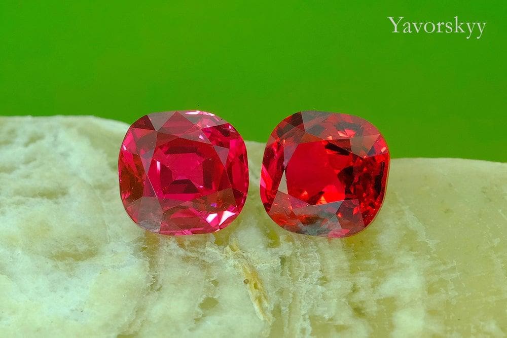 Red Spinel Burma  2.64 cts / 2 pcs - Yavorskyy