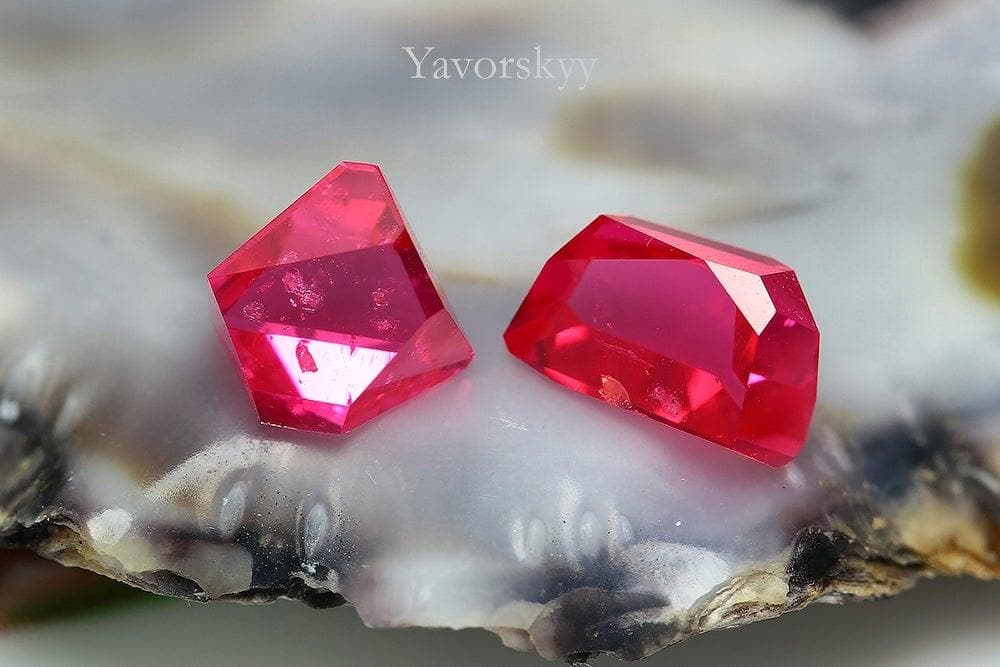 A photo of angel cut red spinel 179 cts