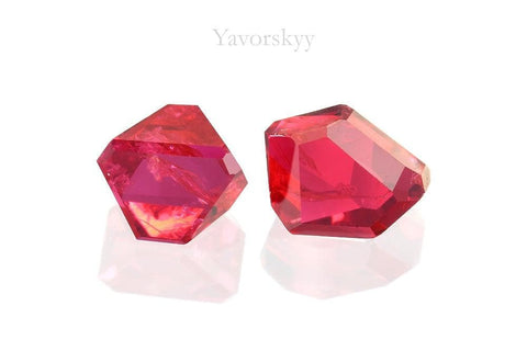 Red Spinel Crystal (Mansin, Jedi) 2.29 cts / 4 pcs