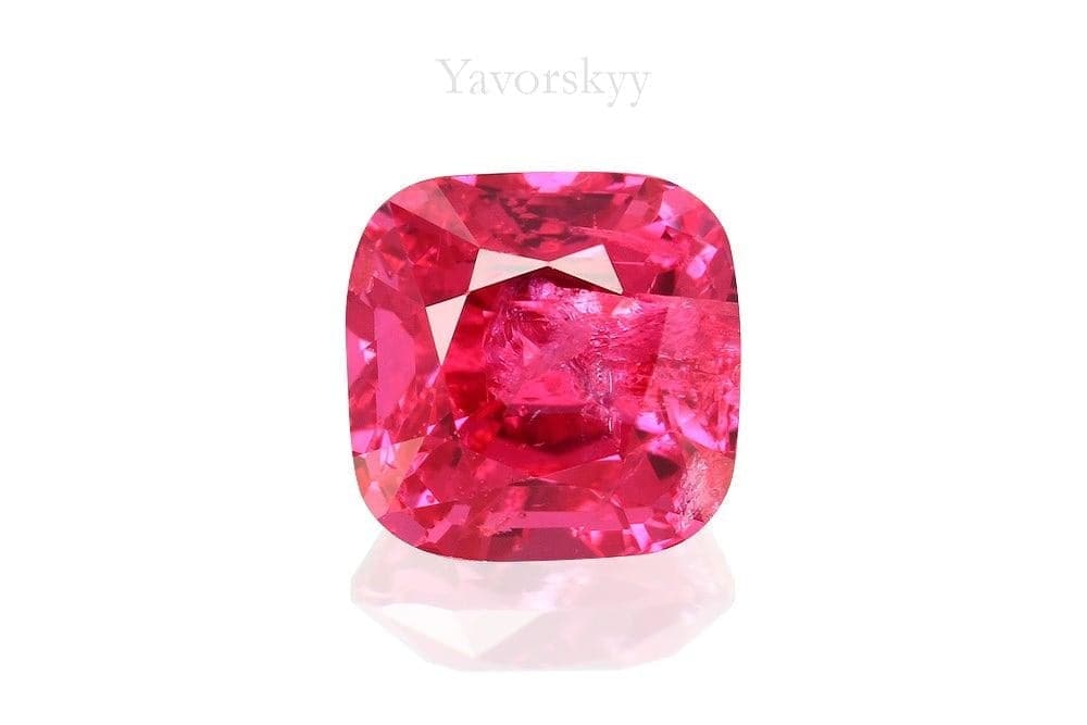 Cushion shape spinel 1.02 ct front view picture