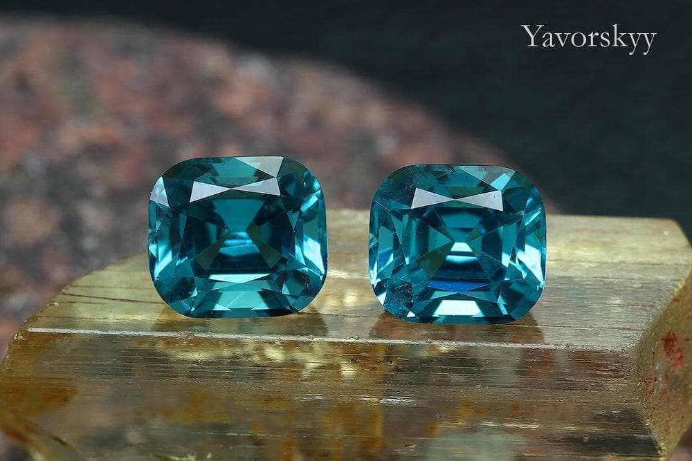 A match pair of indigo tourmaline 1.1.97 carats view image