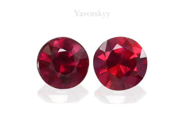 Ruby No Heat 0.19 ct / 2 pcs