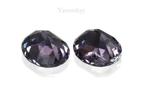 Picture of back side of scapolite 1.41 cts match pair