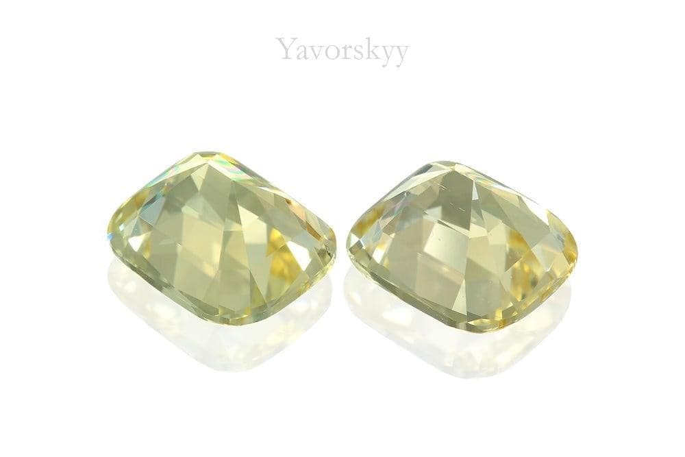 A matched pair of scapolite cushion 2.26 carats back side image