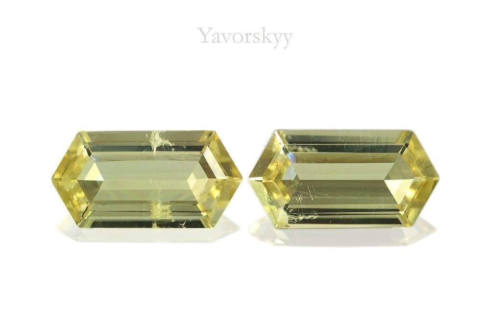 Photo of match pair scapolite 5.4 carats fancy shape