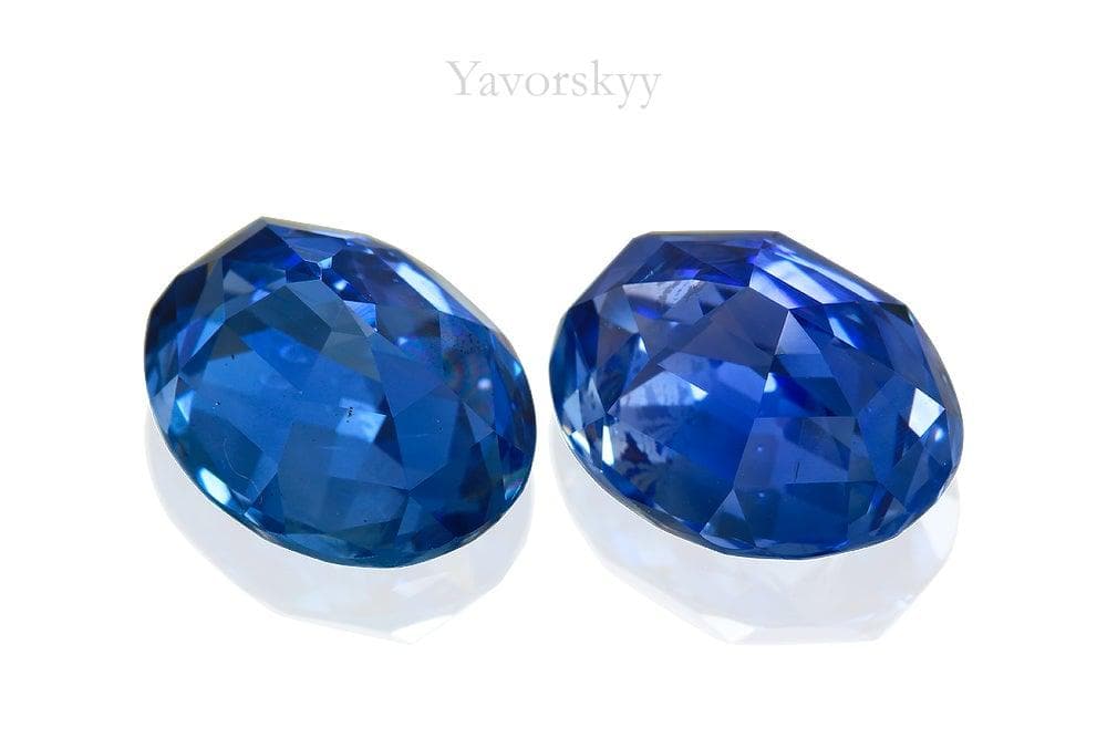 Tears of Heaven Blue Sapphire No Heat Sri Lanka 14.61 cts / 2 pcs - Yavorskyy