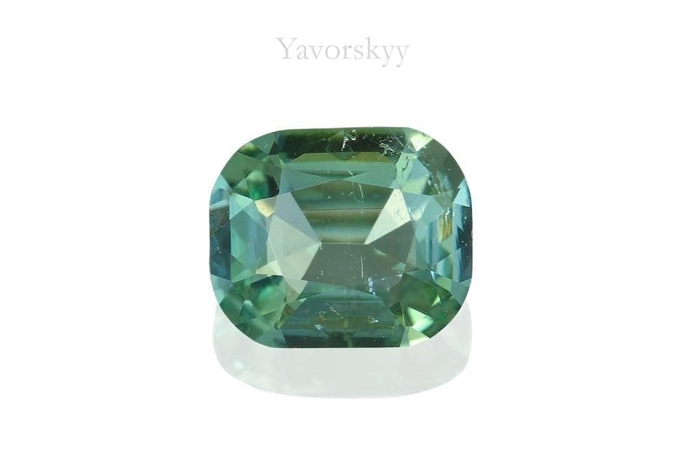 The photo of green Tourmaline 0.59ct front view 