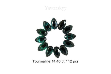 Tourmaline 14.46 cts / 18 pcs