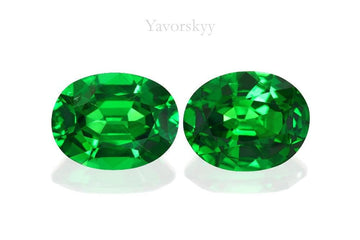 Tsavorite 6.23 cts / 2 pcs
