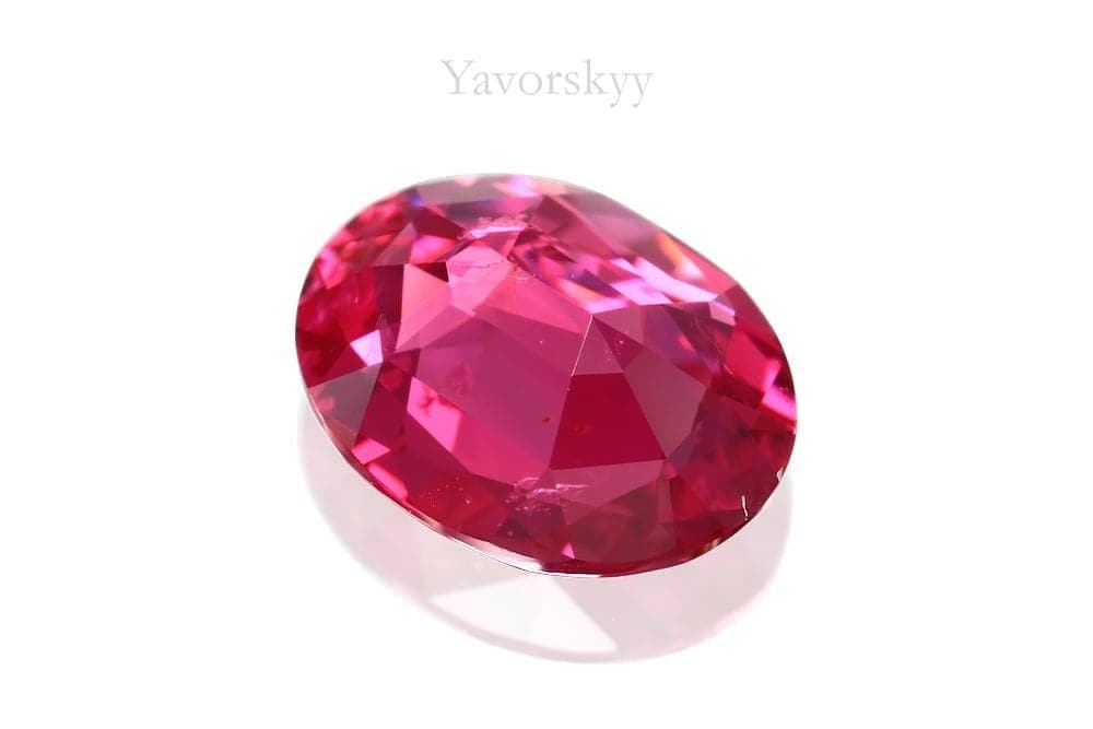 0.7 ct red spinel oval cut image