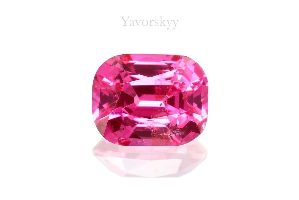 Pink color spinel cushion shape 0.55 ct picture