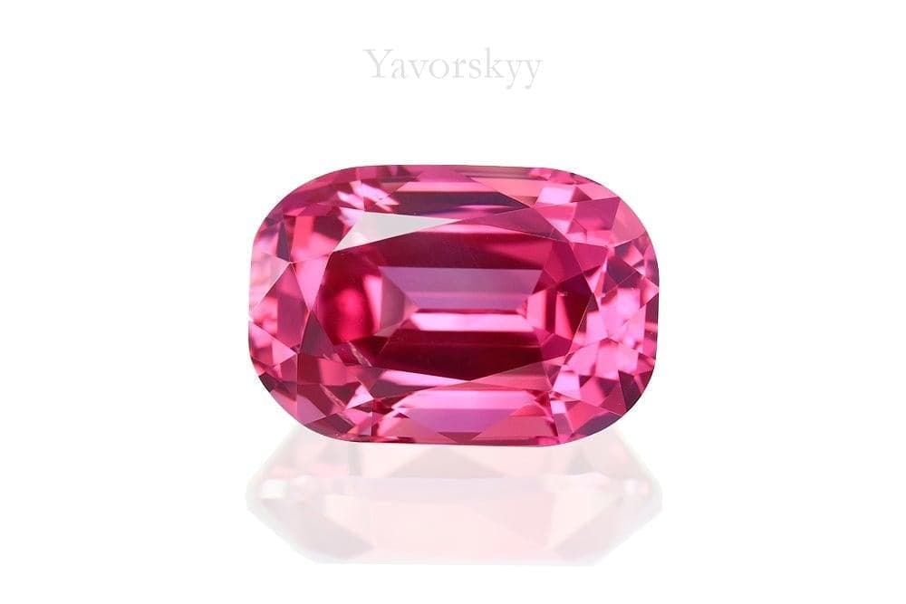 Photo of a beautiful pink spinel 1.29 cts