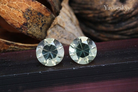Image of yellow Tourmaline 1.03ct pair 